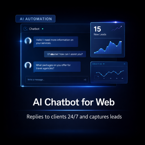 AI Chatbot za web stranicu