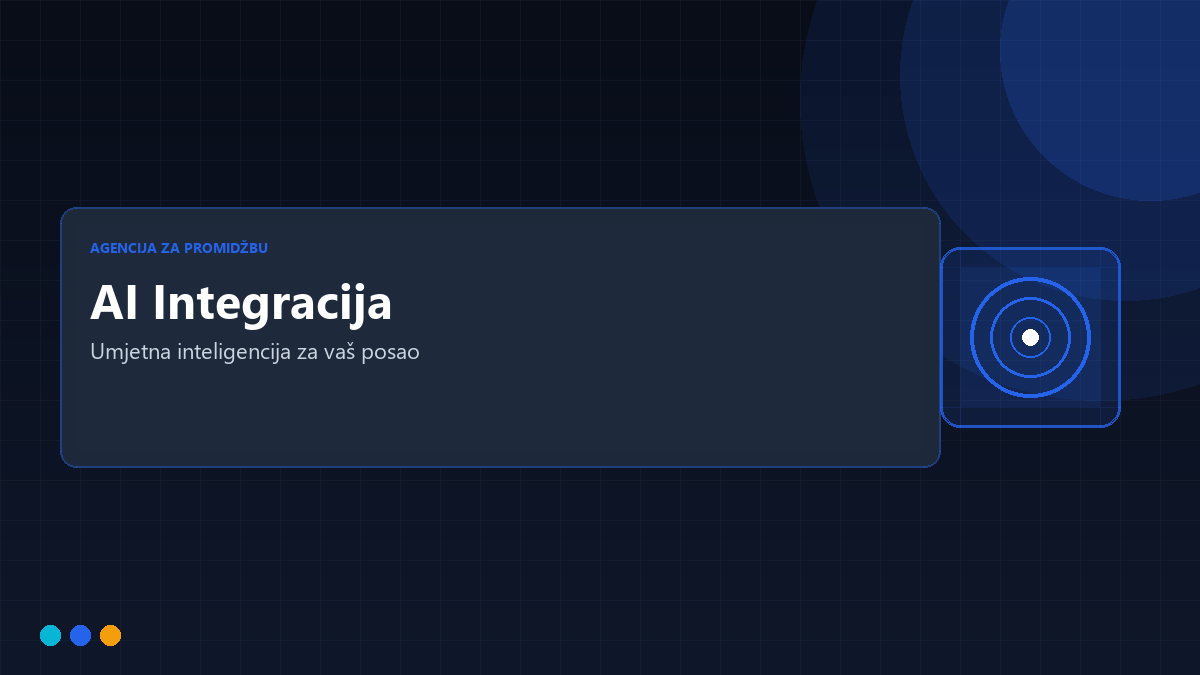 AI integracija — umjetna inteligencija za poslovanje