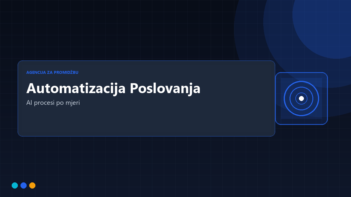 Automatizacija poslovanja — AI procesi i CRM integracije