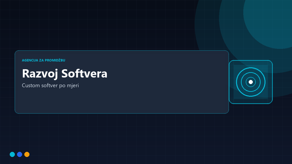 Razvoj softvera po mjeri — custom programska rješenja
